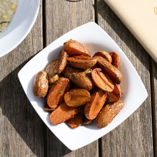 Fingerling Potatoes.