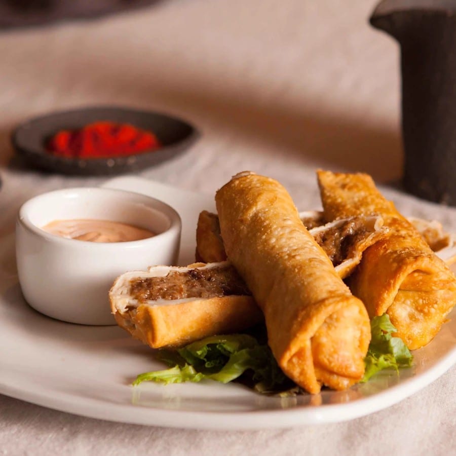 Tray of Eggrolls.