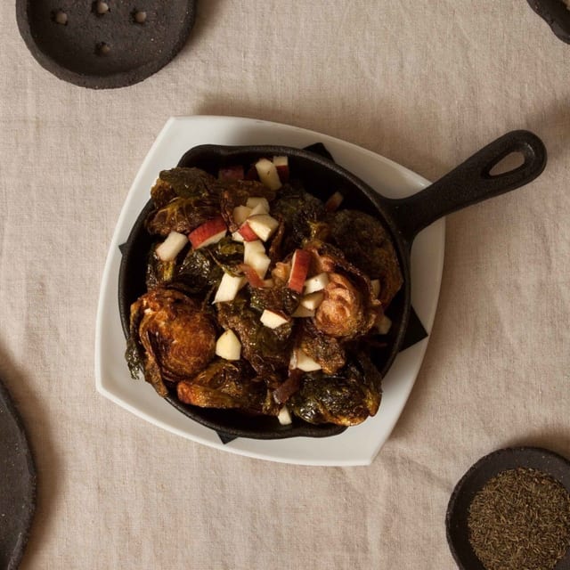 Crispy Brussels Sprouts.
