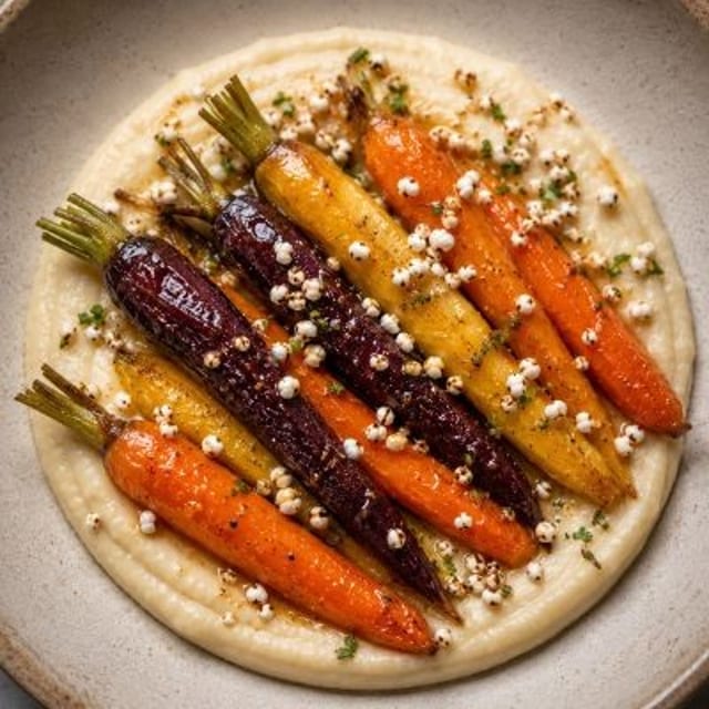 Honey Butter Glazed Carrots.
