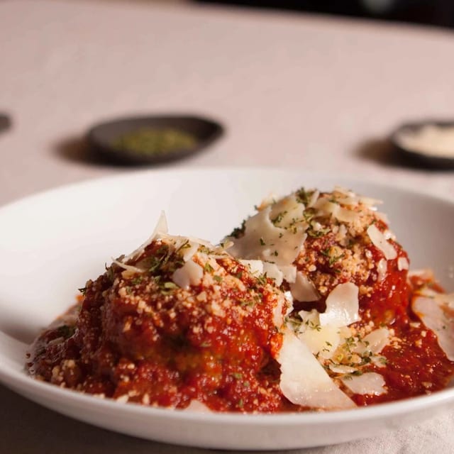 Tray of Meatballs.