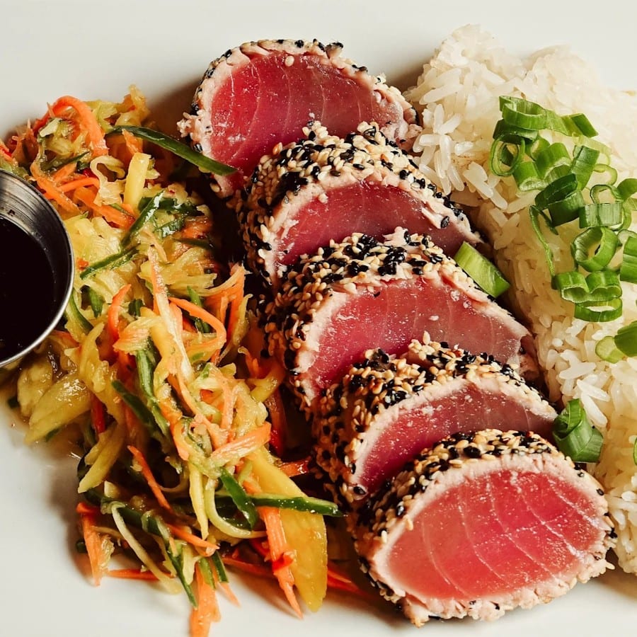 Yellowfin Tuna Sashimi.