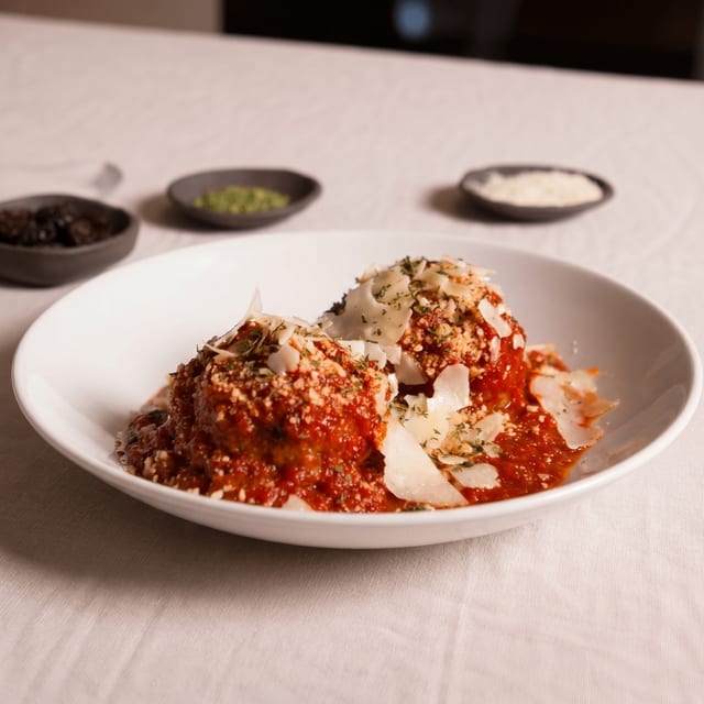 Ricotta Meatballs.